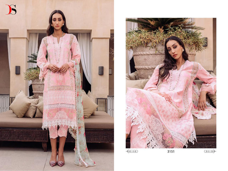 Deepsy Suits Saira Rizwan 23 Cambric Cotton Heavy Self Embroidery Patches Pakistani Salwar Kameez
