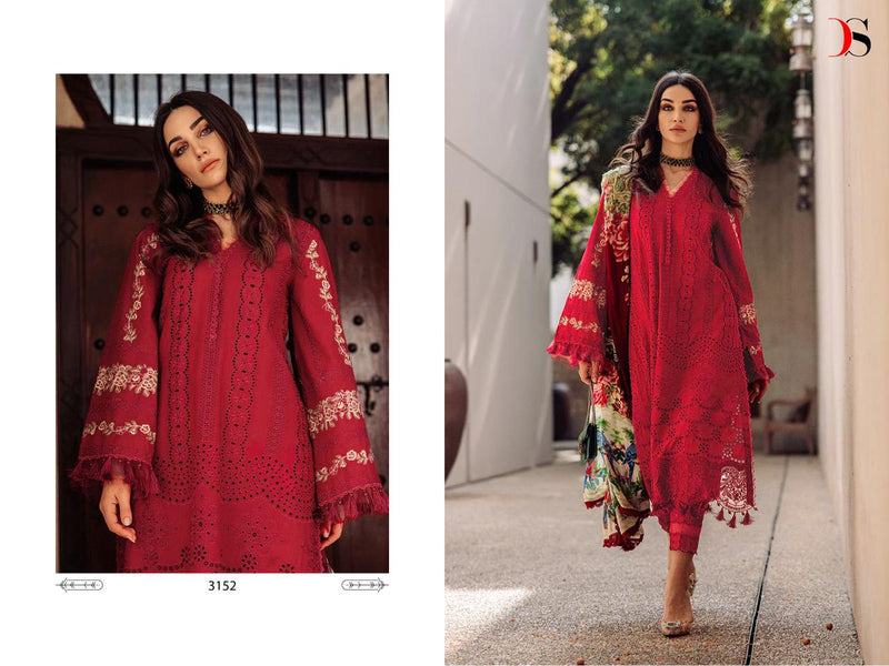 Deepsy Suits Saira Rizwan 23 Cambric Cotton Heavy Self Embroidery Patches Pakistani Salwar Kameez