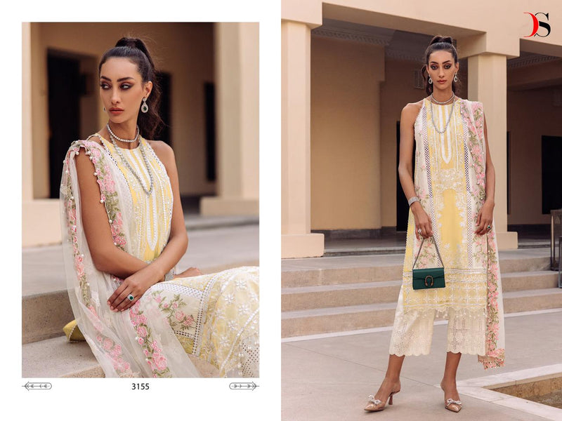 Deepsy Suits Saira Rizwan 23 Cambric Cotton Heavy Self Embroidery Patches Pakistani Salwar Kameez