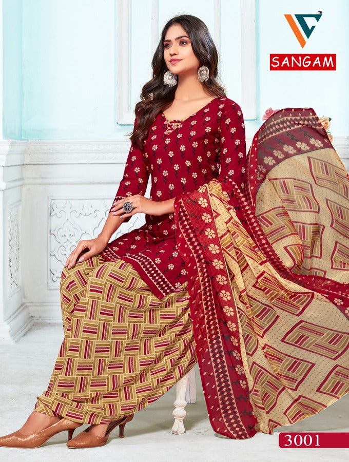 Vandana Creation Sangam Vol 3 Cotton Printed Drees