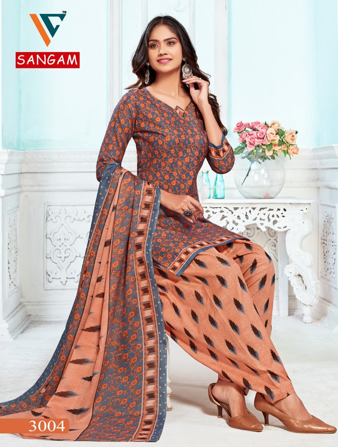 Vandana Creation Sangam Vol 3 Cotton Printed Drees