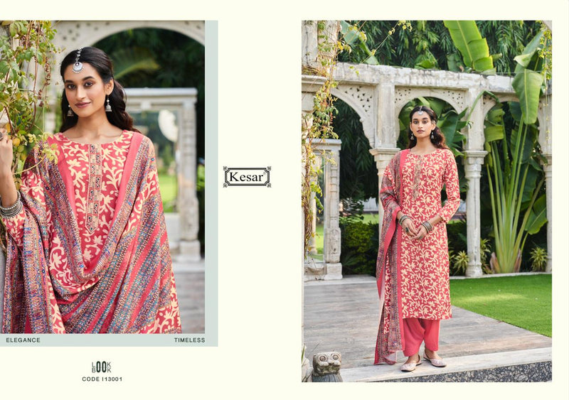 Kesar Shahin Pashmina With Elegant Embroidery Work Printed Suit Collec