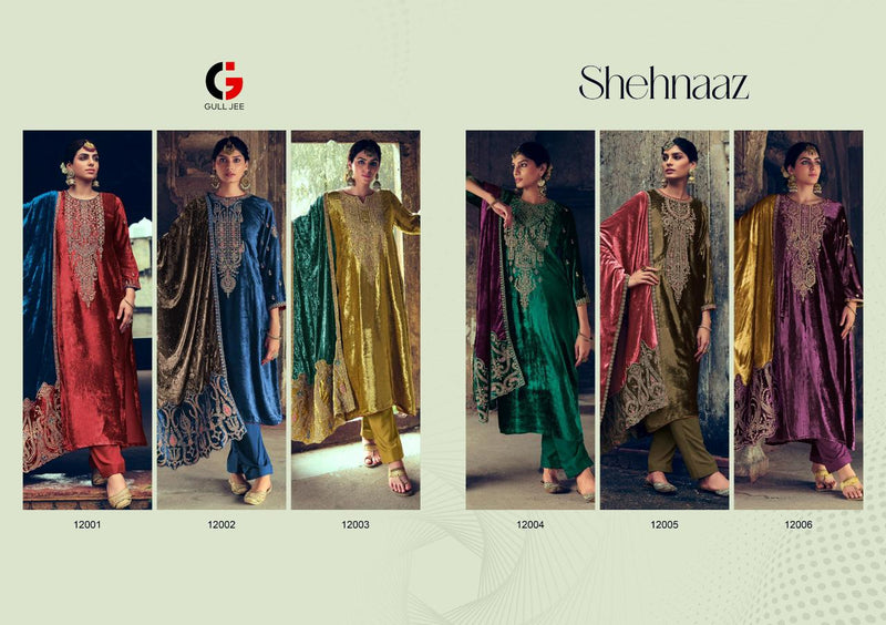 Deepsy Suits Gull Jee Shehnaaz Velvet With Embroidery Work Designer Suits