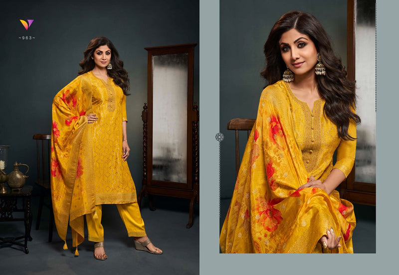 Vatsam Shilpa Vol 9 Jacquard Embroidery Work Designer Suit Collection