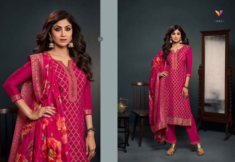 Vatsam Shilpa Vol 9 Jacquard Embroidery Work Designer Suit Collection