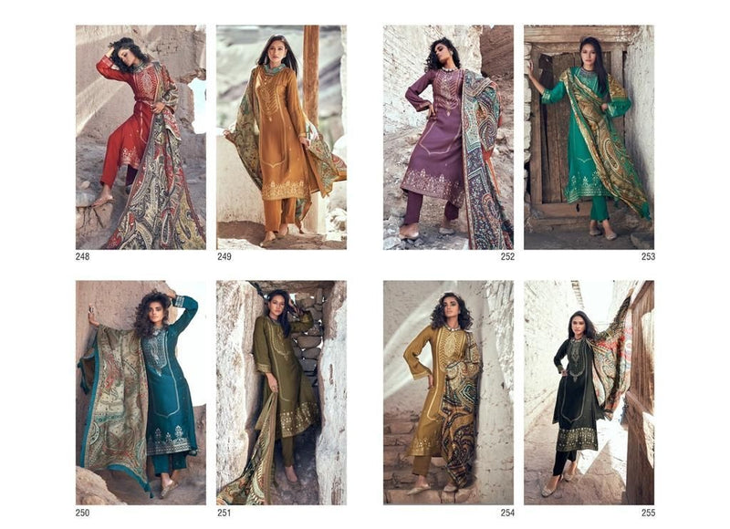 Aiqa Silk Of India Vol 2 Russian Silk Fancy Embroidery Designer Suits