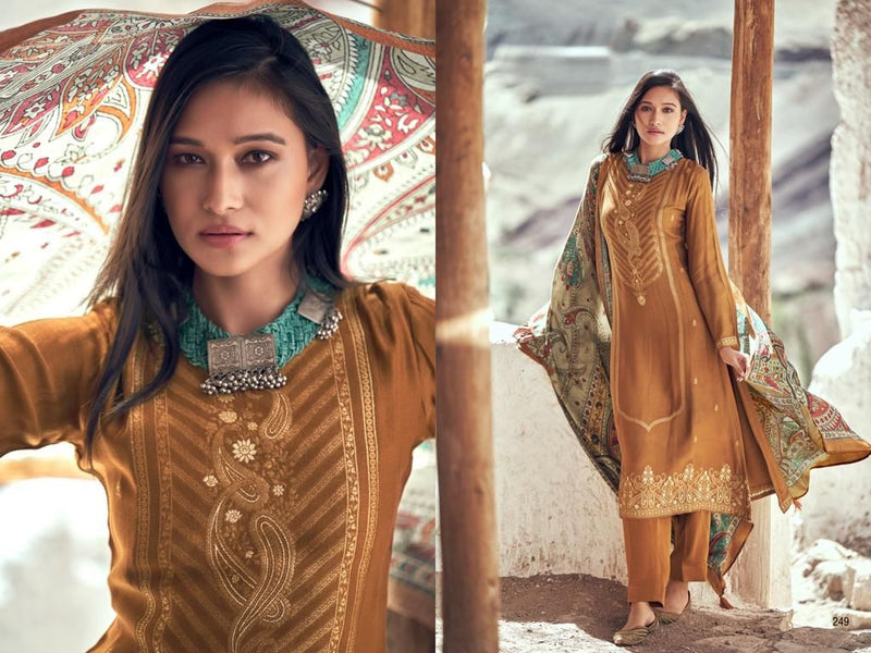 Aiqa Silk Of India Vol 2 Russian Silk Fancy Embroidery Designer Suits