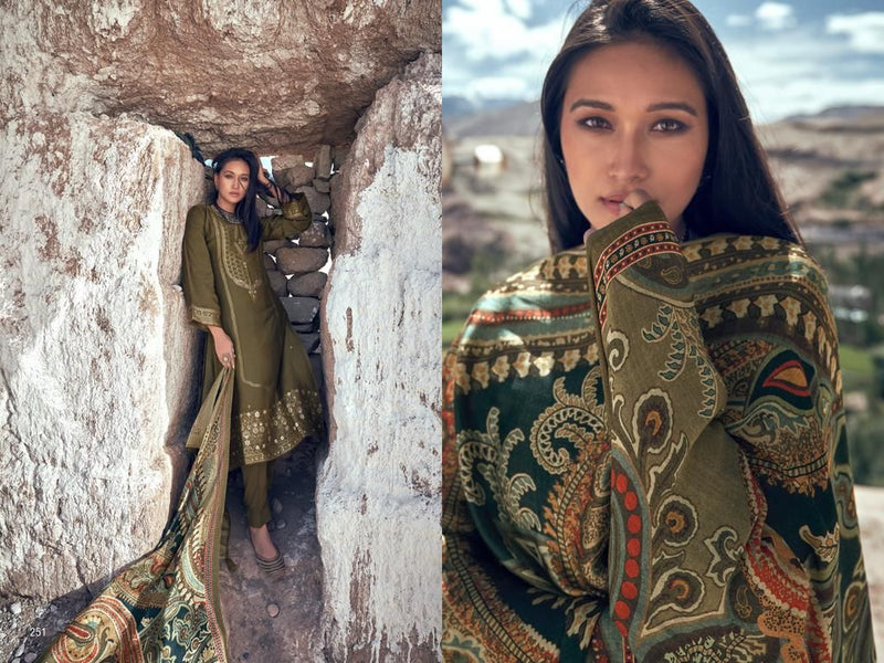 Aiqa Silk Of India Vol 2 Russian Silk Fancy Embroidery Designer Suits