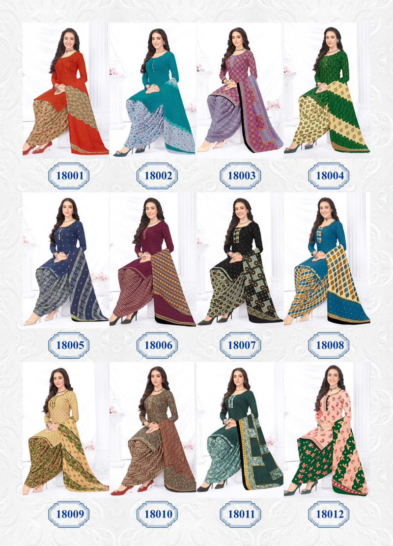Kanika Sofiya Vol 18 Cotton Printed Patiyala Style Salwar Suits