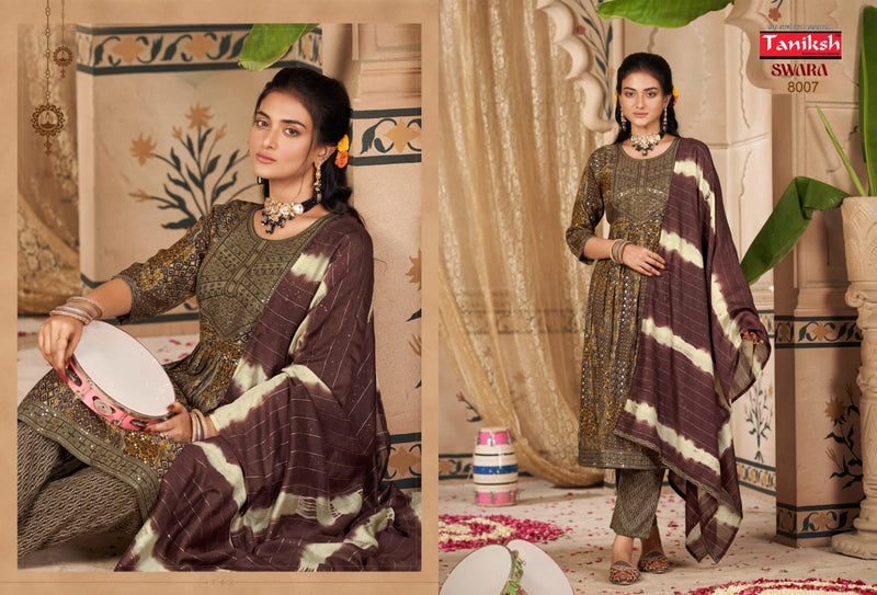 Taniksh Brand Swara Vol 8 Rayon With Sikvans Embroidery Kurtis