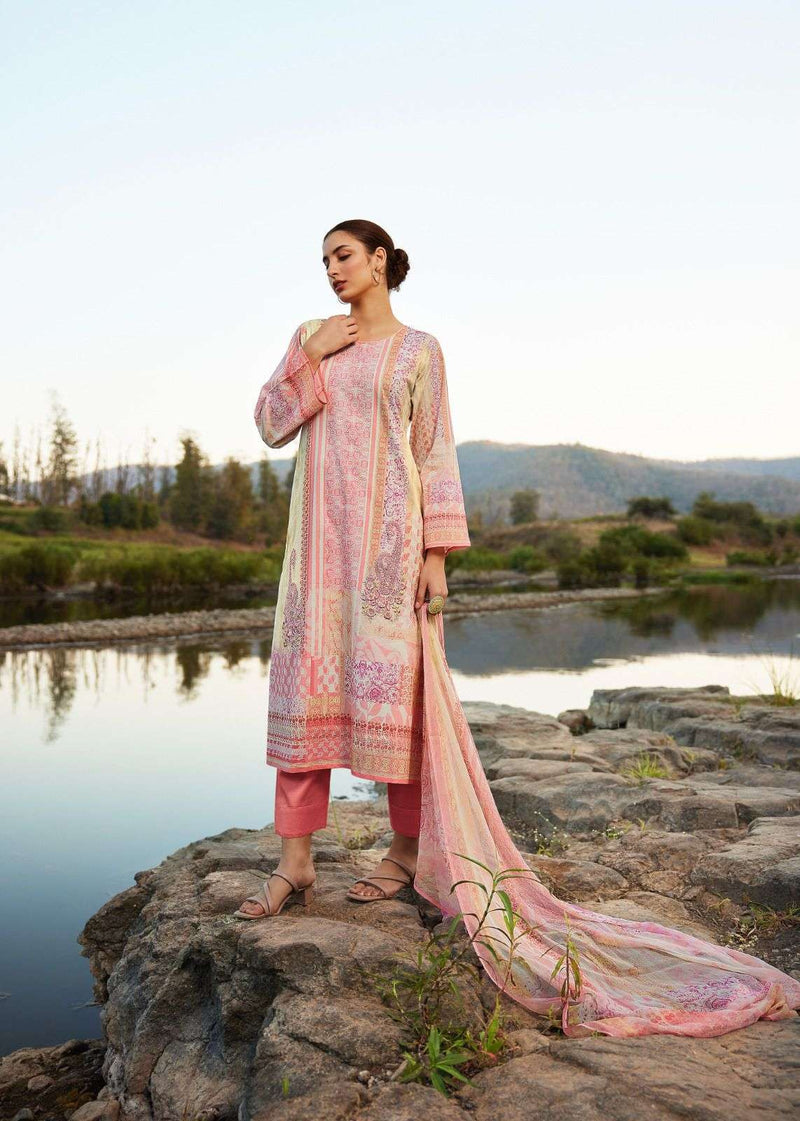 Sadhana Fashion Raazia Lawn Cotton With ancy Work With Digital Print Salwar Kameez