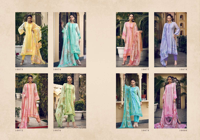 Sadhana Fashion Ryssa Muslin Silk Digital Print With Heavy Fancy Work Salwar Suit