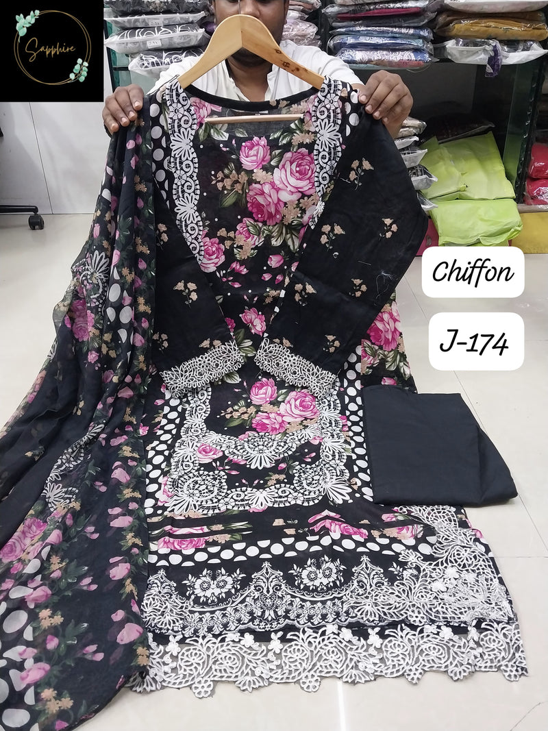 Sapphire Jazmin Vol 174 Lawn Cotton Embroidered Pakistani Pret