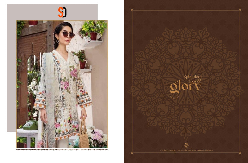 Shraddha Designer Firdous Vol 10 Lawn Cotton Printed With Heavy Embroidery Work Salwar Suit