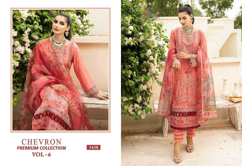 Shree Fabs Chevron Premium Collection Vol 6 Pure Rayon With Self Embroidered Work Salwar Suit