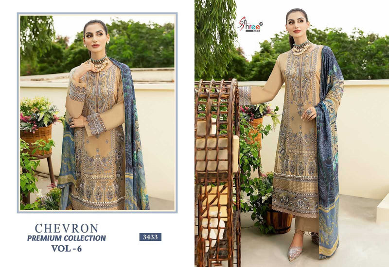 Shree Fabs Chevron Premium Collection Vol 6 Pure Rayon With Self Embroidered Work Salwar Suit