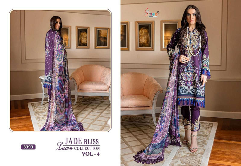 Shree Fabs Jade Bliss Lawn Collection Vol 4 Cotton Print Patch Work Salwar Suit