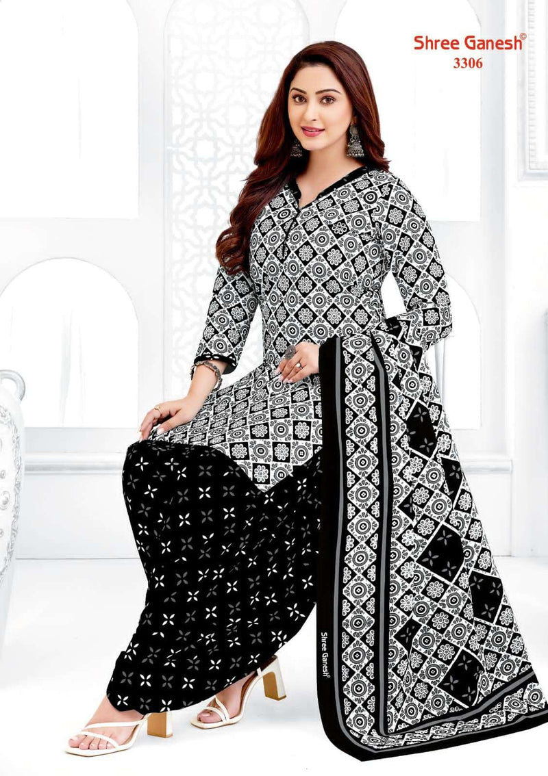 Shree Ganesh Colours Special Vol 3 Pure Cotton Patiyala Suit