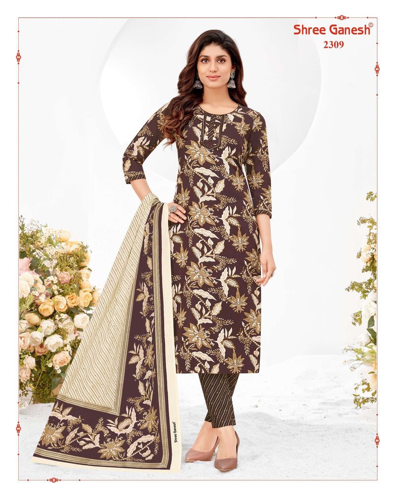 Shree Ganesh Samaiyra Vol 13 Cotton Designer Fancy Salwar Kameez