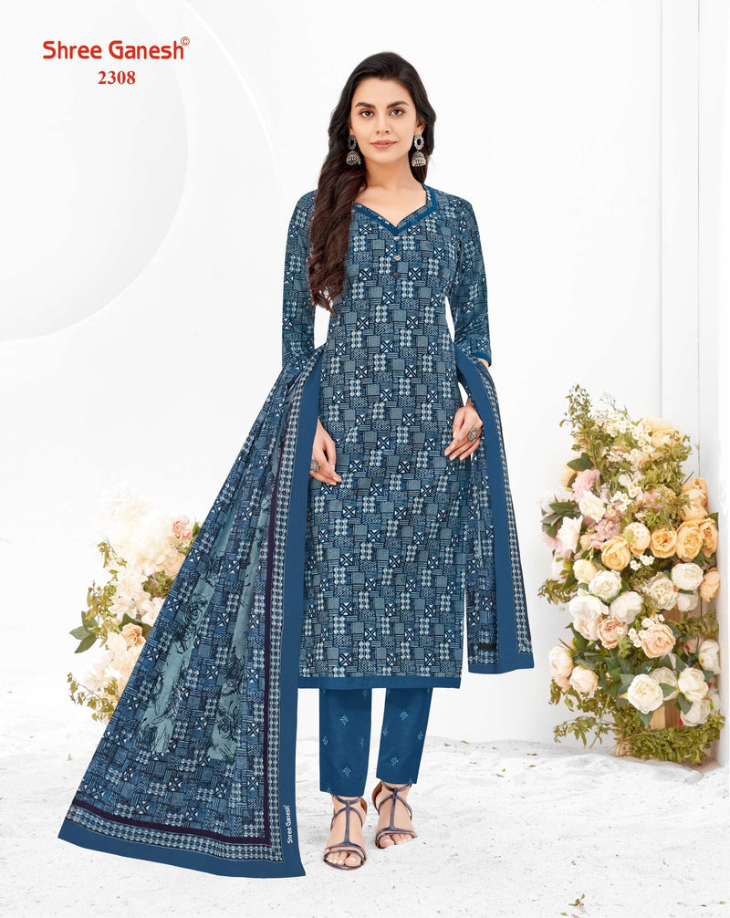Shree Ganesh Samaiyra Vol 13 Cotton Designer Fancy Salwar Kameez