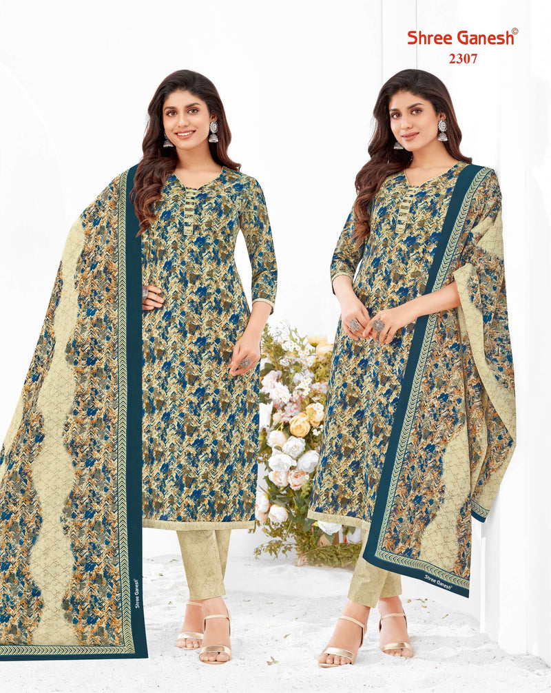 Shree Ganesh Samaiyra Vol 13 Cotton Designer Fancy Salwar Kameez