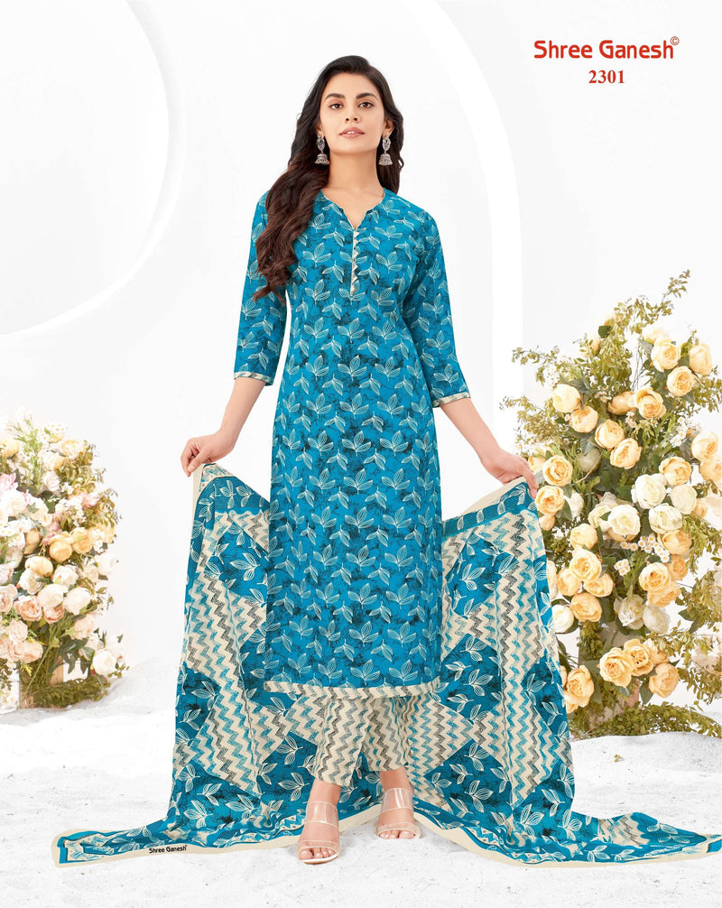 Shree Ganesh Samaiyra Vol 13 Cotton Designer Fancy Salwar Kameez