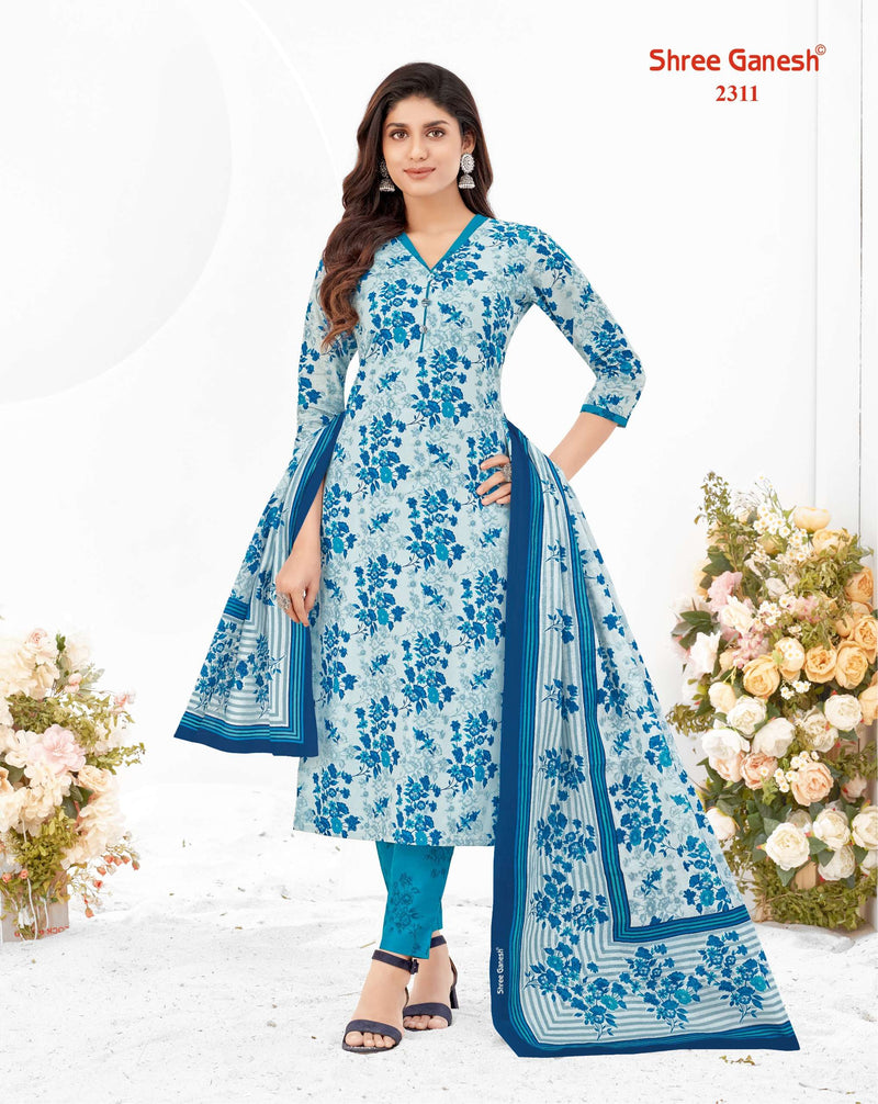 Shree Ganesh Samaiyra Vol 13 Cotton Designer Fancy Salwar Kameez