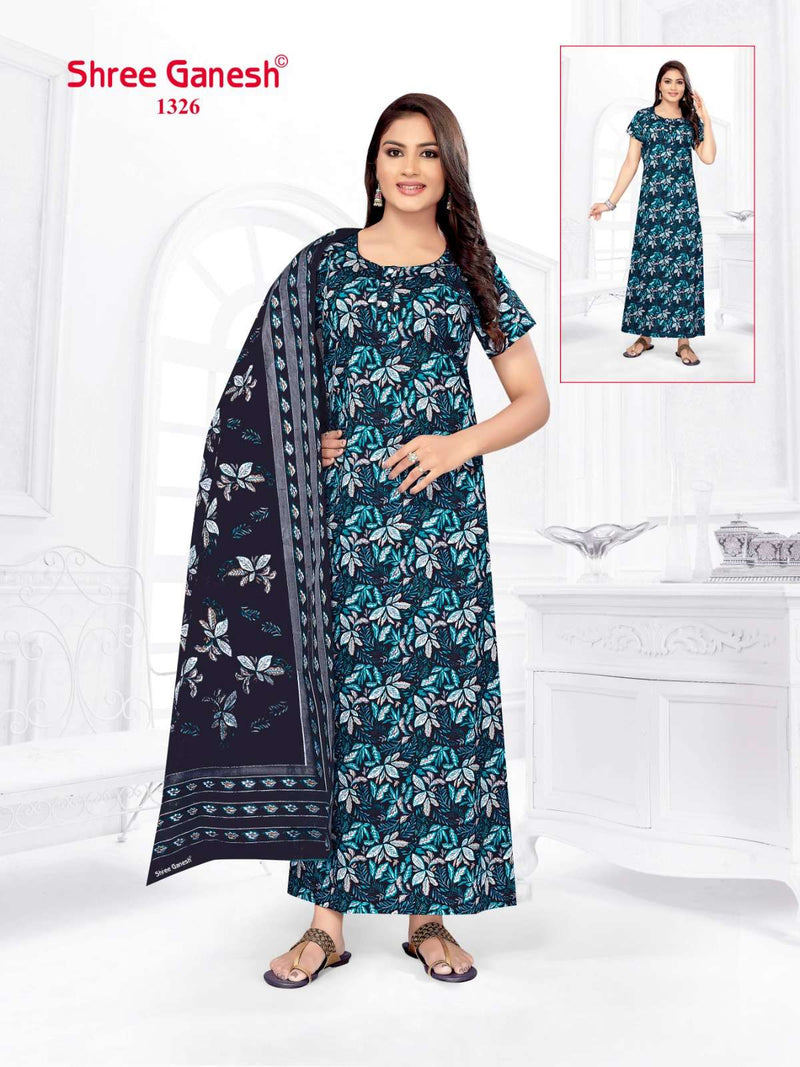 Shree Ganesh Kalki Vol 3 Cotton Printed Night Wear Suit