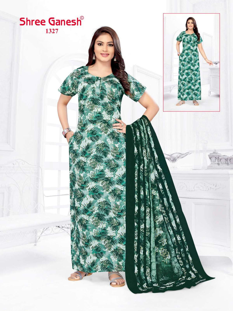 Shree Ganesh Kalki Vol 3 Cotton Printed Night Wear Suit