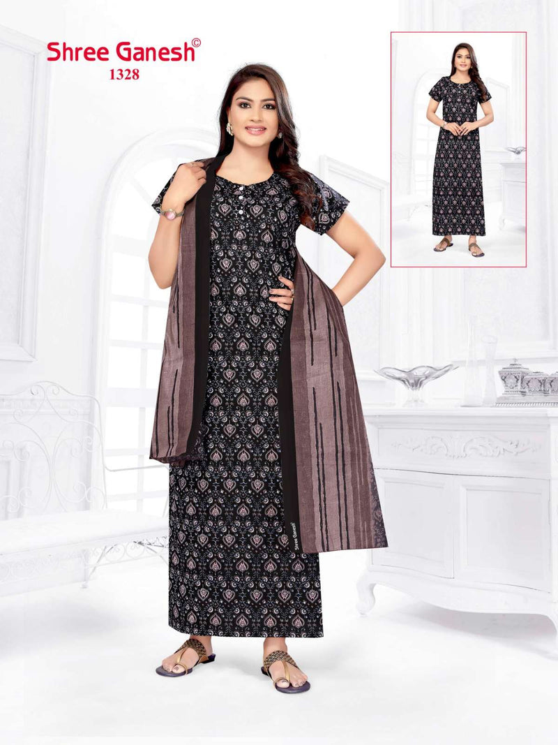 Shree Ganesh Kalki Vol 3 Cotton Printed Night Wear Suit