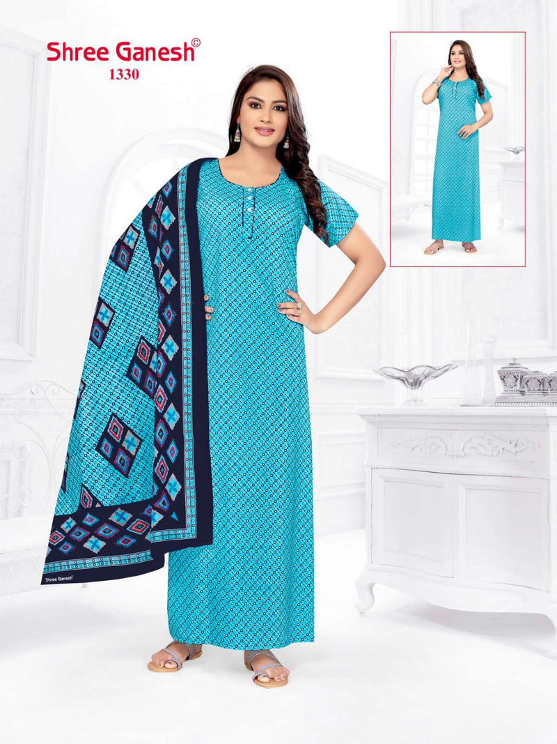 Shree Ganesh Kalki Vol 3 Cotton Printed Night Wear Suit