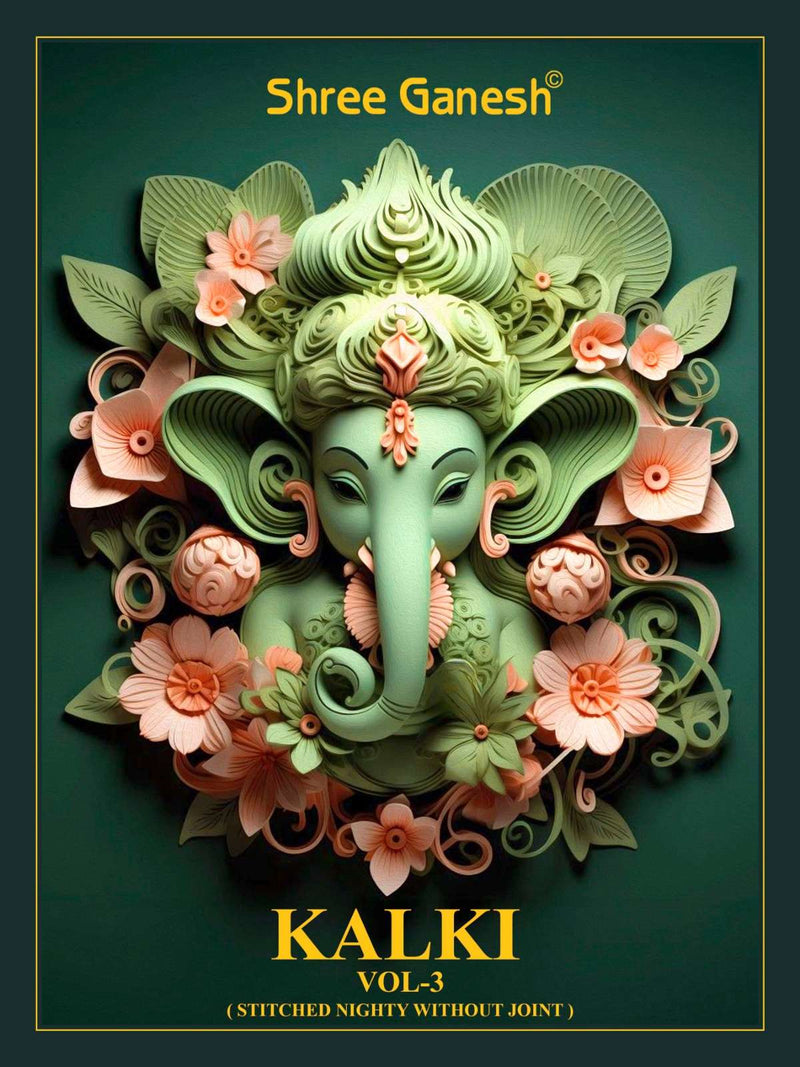 Shree Ganesh Kalki Vol 3 Cotton Printed Night Wear Suit