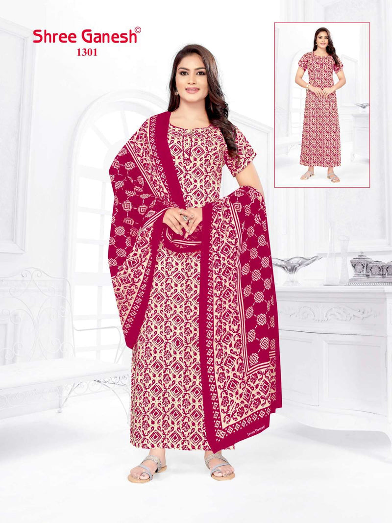 Shree Ganesh Kalki Vol 3 Cotton Printed Night Wear Suit