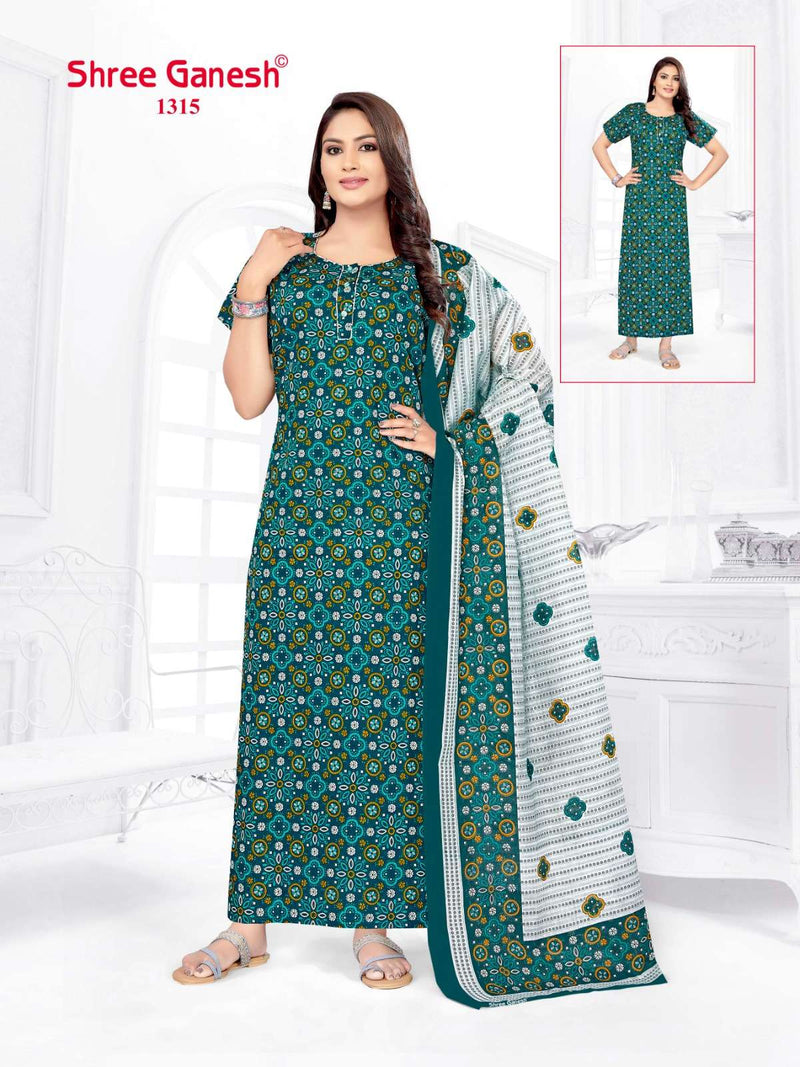 Shree Ganesh Kalki Vol 3 Cotton Printed Night Wear Suit