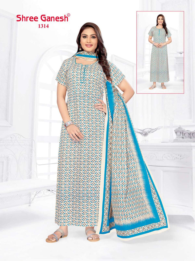 Shree Ganesh Kalki Vol 3 Cotton Printed Night Wear Suit