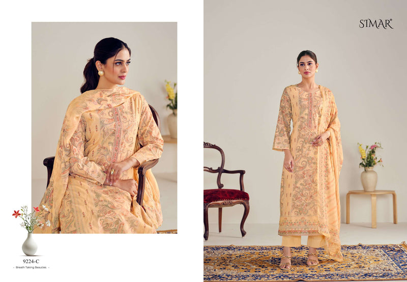 Simar Pehnava Lawn Cotton Fancy Embroidered Work Salwar Suit