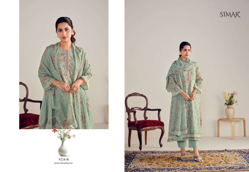 Simar Pehnava Lawn Cotton Fancy Embroidered Work Salwar Suit