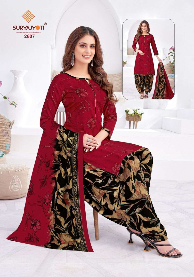 Suryajyoti Patiala Kudi Vol 36 Pure Cotton Casual Wear Salwar Suit