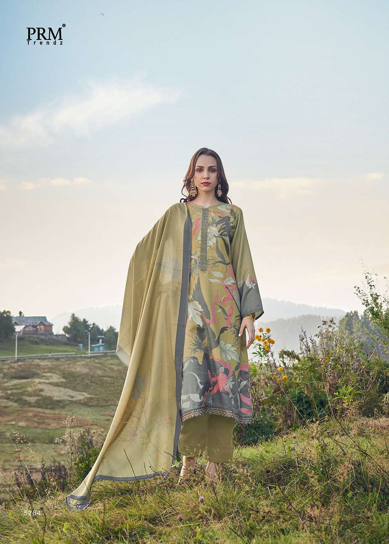 Prm Trendz Vaari Pashmina Digital Printed With Work Fancy Salwar Suit Collection