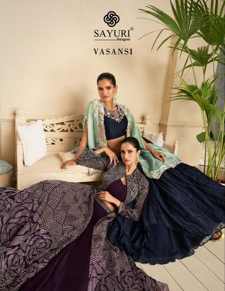 Sayuri Designer Vasansi Georgette Elegant Designer Party Wear Suit Collection