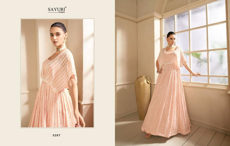 Sayuri Designer Vasansi Georgette Elegant Designer Party Wear Suit Collection