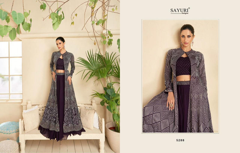 Sayuri Designer Vasansi Georgette Elegant Designer Party Wear Suit Collection