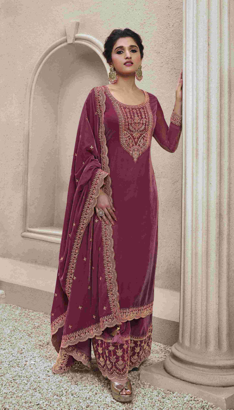 Vinay Fashion Velvet Embroidery Vol 2 Velvet Heavy Designer Suits