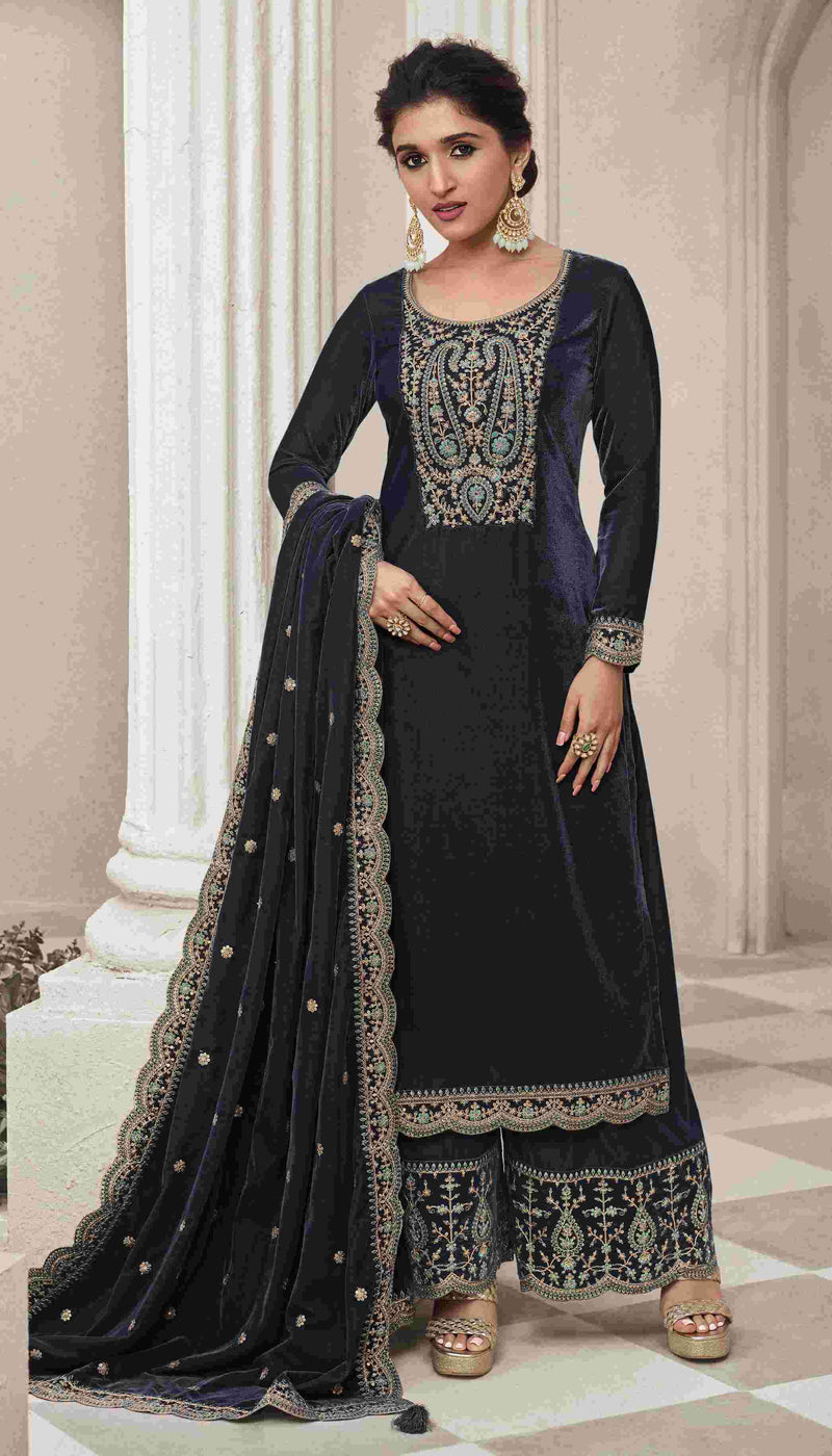 Vinay Fashion Velvet Embroidery Vol 2 Velvet Heavy Designer Suits