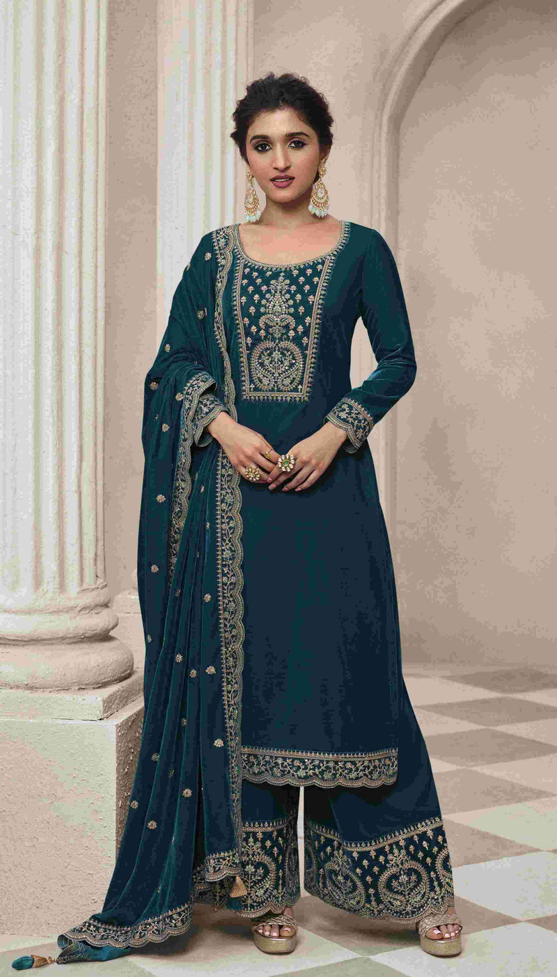 Vinay Fashion Velvet Embroidery Vol 2 Velvet Heavy Designer Suits