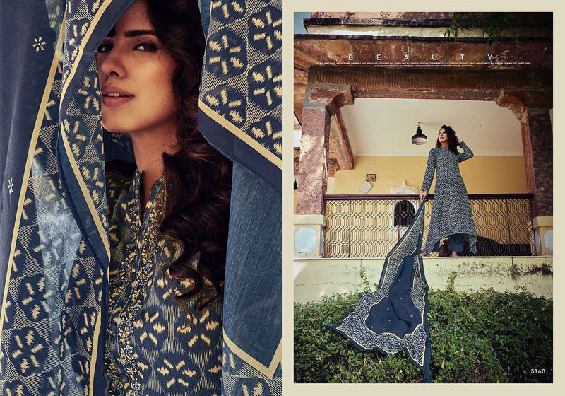 Prm Trendz Vogue Vol 9 Jam Silk Cotton Digital Print With Fancy Embroidery Work Suits