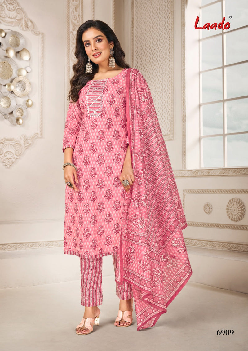 Laado Vol 69 Cotton Printed Designer Patiyala Style Salwar Suit Collection