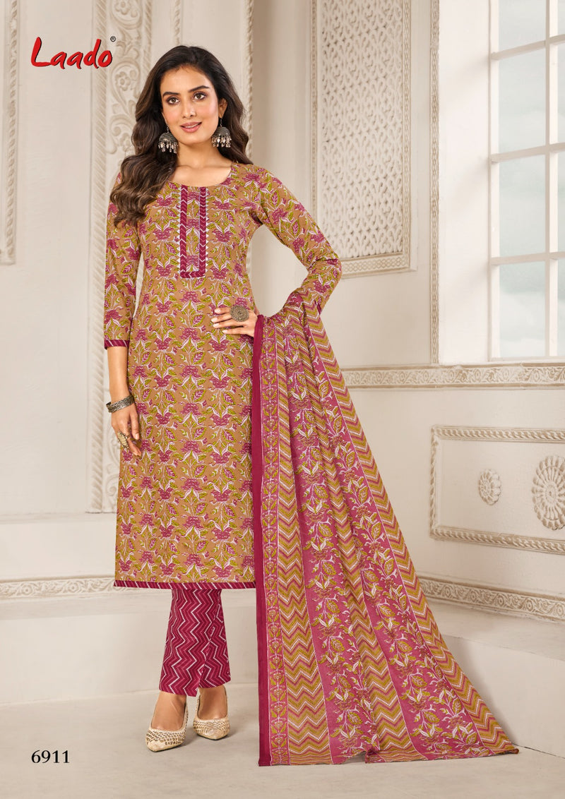 Laado Vol 69 Cotton Printed Designer Patiyala Style Salwar Suit Collection