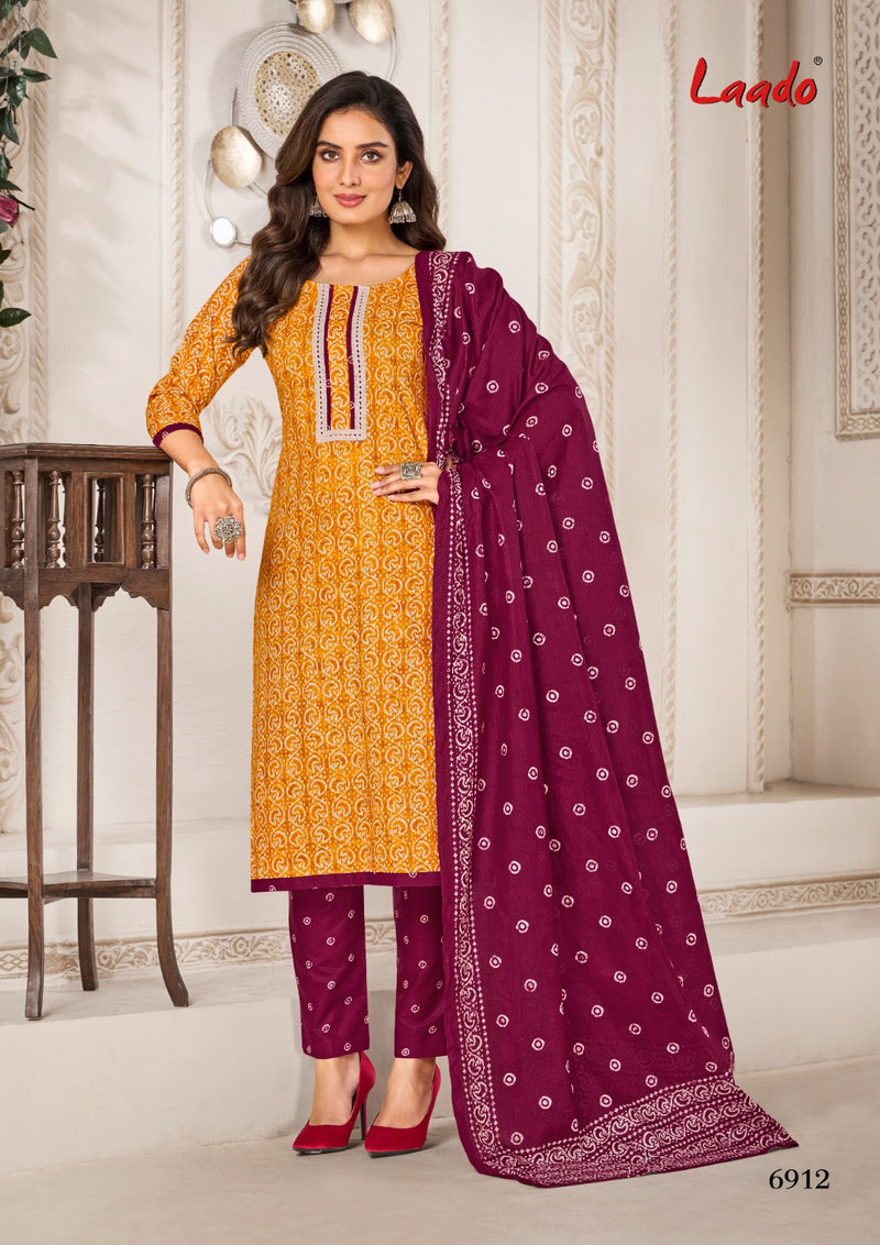 Laado Vol 69 Cotton Printed Designer Patiyala Style Salwar Suit Collection