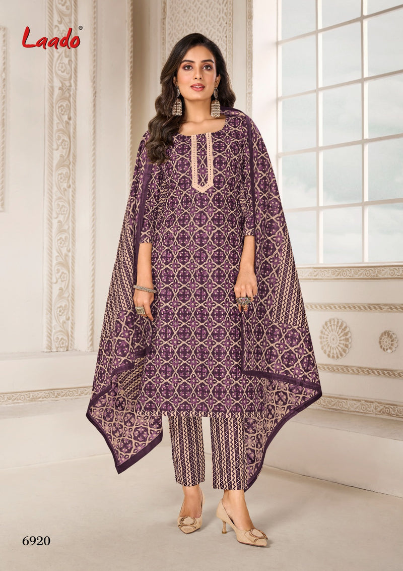 Laado Vol 69 Cotton Printed Designer Patiyala Style Salwar Suit Collection